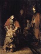 REMBRANDT Harmenszoon van Rijn The Return of the Prodigal Son USA oil painting artist